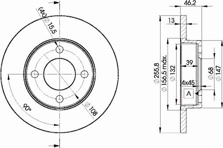 Icer 78BD3632 - Kočioni disk www.molydon.hr