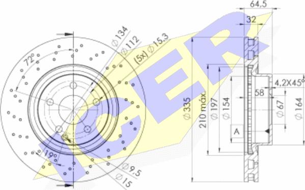 Icer 78BD3056-2 - Kočioni disk www.molydon.hr