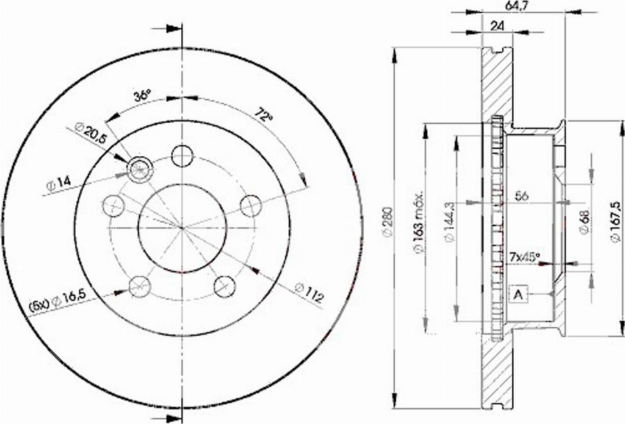 Icer 78BD3014 - Kočioni disk www.molydon.hr