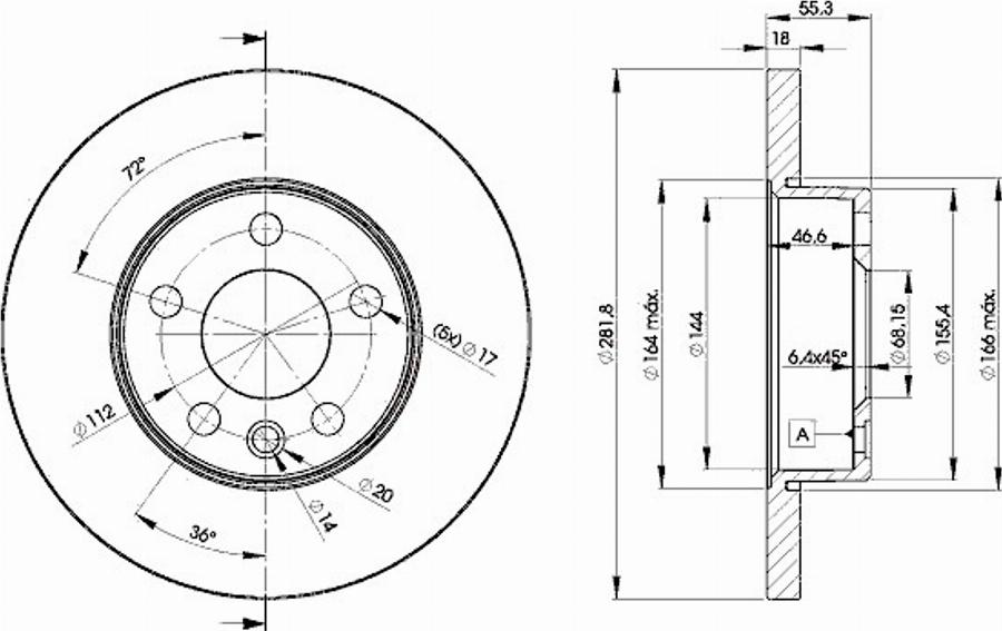 Icer 78BD3018 - Kočioni disk www.molydon.hr