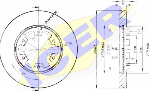 Icer 78BD3101-2 - Kočioni disk www.molydon.hr