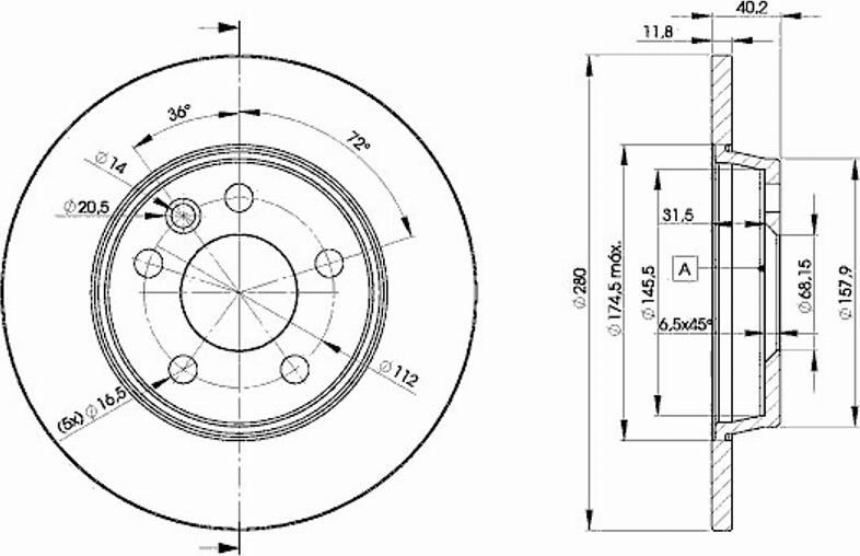 Icer 78BD3111 - Kočioni disk www.molydon.hr