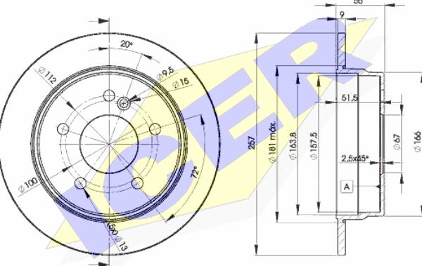 Icer 78BD3181-2 - Kočioni disk www.molydon.hr