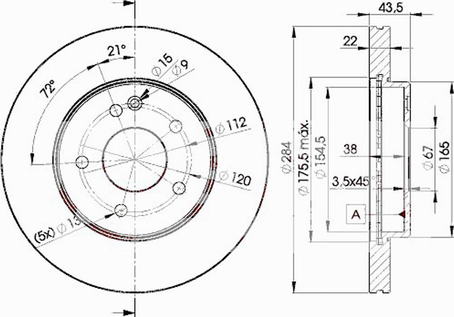 Icer 78BD3182 - Kočioni disk www.molydon.hr