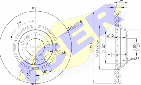 Icer 78BD3324-1 - Kočioni disk www.molydon.hr