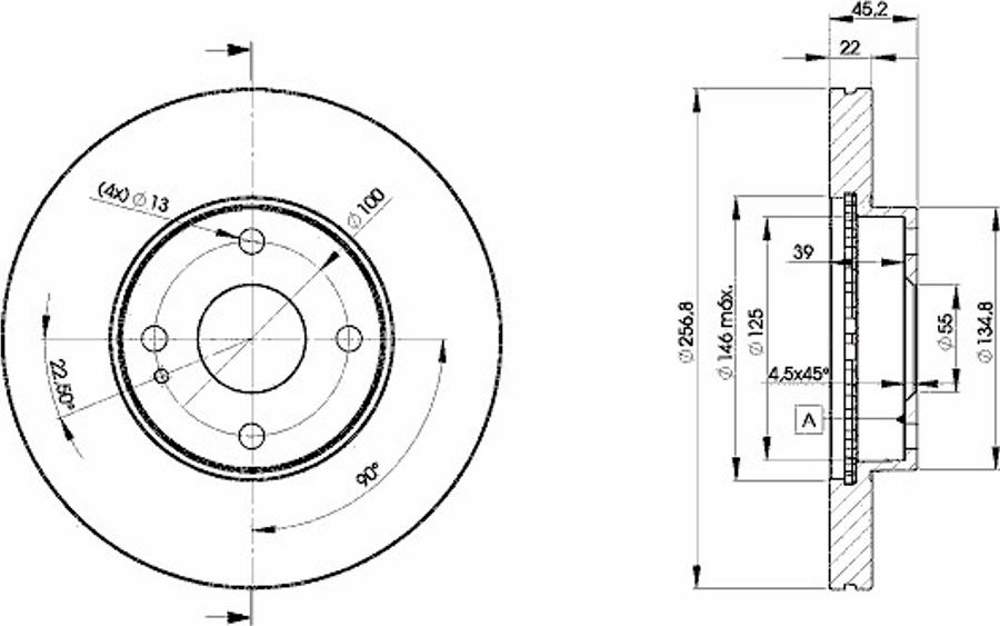 Icer 78BD3256 - Kočioni disk www.molydon.hr