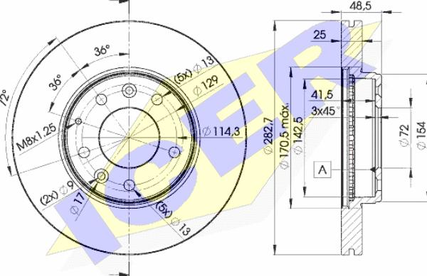 Icer 78BD3269-2 - Kočioni disk www.molydon.hr