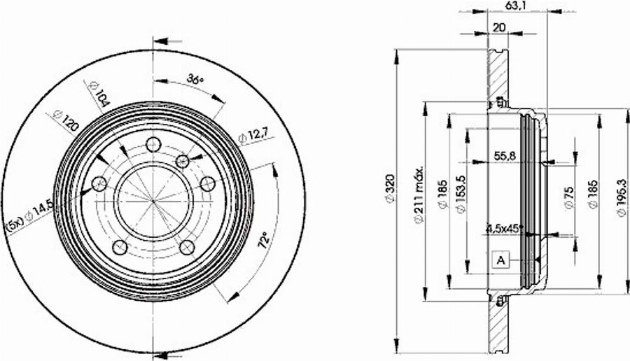 Icer 78BD3215 - Kočioni disk www.molydon.hr