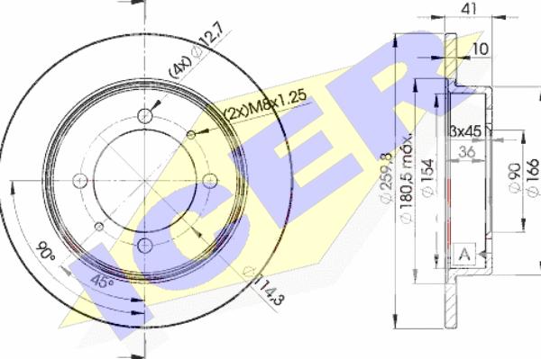 Icer 78BD2940-2 - Kočioni disk www.molydon.hr