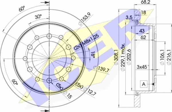 Icer 78BD2919-2 - Kočioni disk www.molydon.hr