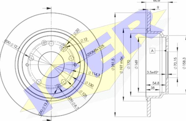 Icer 78BD2469-2 - Kočioni disk www.molydon.hr