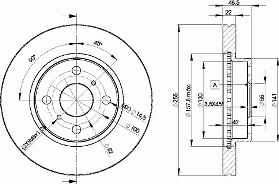 Icer 78BD2550 - Kočioni disk www.molydon.hr