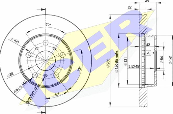 Icer 78BD2090-2 - Kočioni disk www.molydon.hr