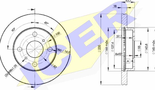 Icer 78BD2020-2 - Kočioni disk www.molydon.hr