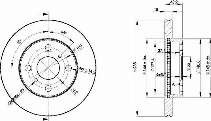 Icer 78BD2020 - Kočioni disk www.molydon.hr