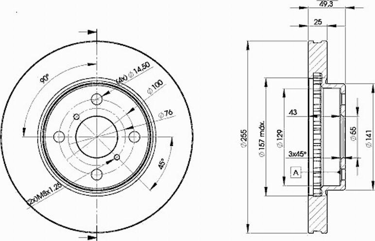 Icer 78BD2100 - Kočioni disk www.molydon.hr