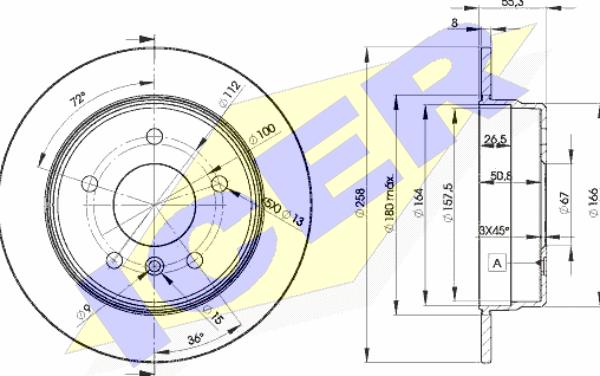 Icer 78BD2113-2 - Kočioni disk www.molydon.hr