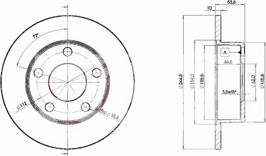 Icer 78BD2800 - Kočioni disk www.molydon.hr