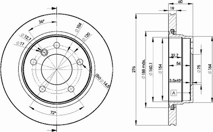 Icer 78BD2315 - Kočioni disk www.molydon.hr