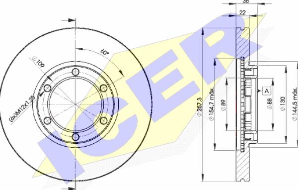 Icer 78BD2376-2 - Kočioni disk www.molydon.hr