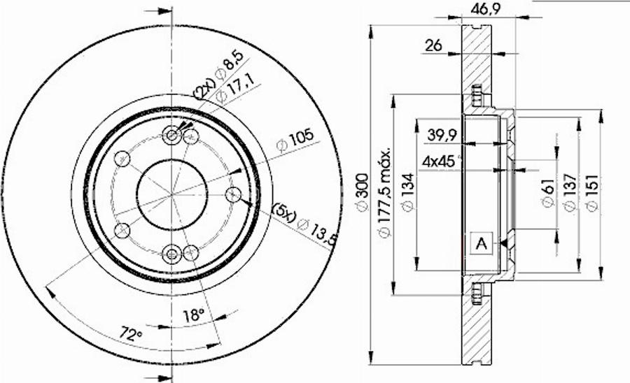 Icer 78BD2235 - Kočioni disk www.molydon.hr