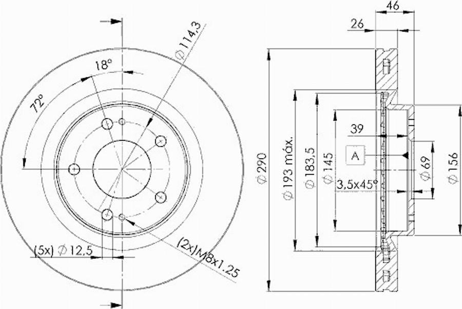 Icer 78BD7031 - Kočioni disk www.molydon.hr