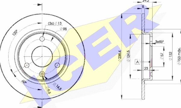 Icer 78BD7199-2 - Kočioni disk www.molydon.hr