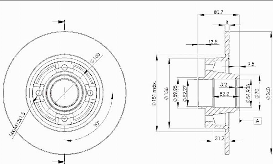 Icer 78BD7823 - Kočioni disk www.molydon.hr