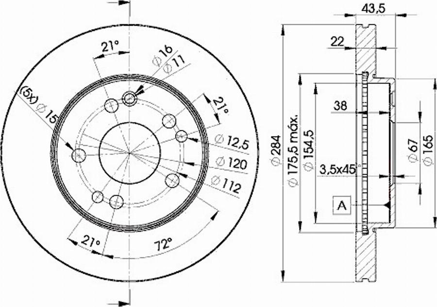 Icer 78BD7200 - Kočioni disk www.molydon.hr