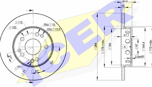 Icer 78BD7210-2 - Kočioni disk www.molydon.hr