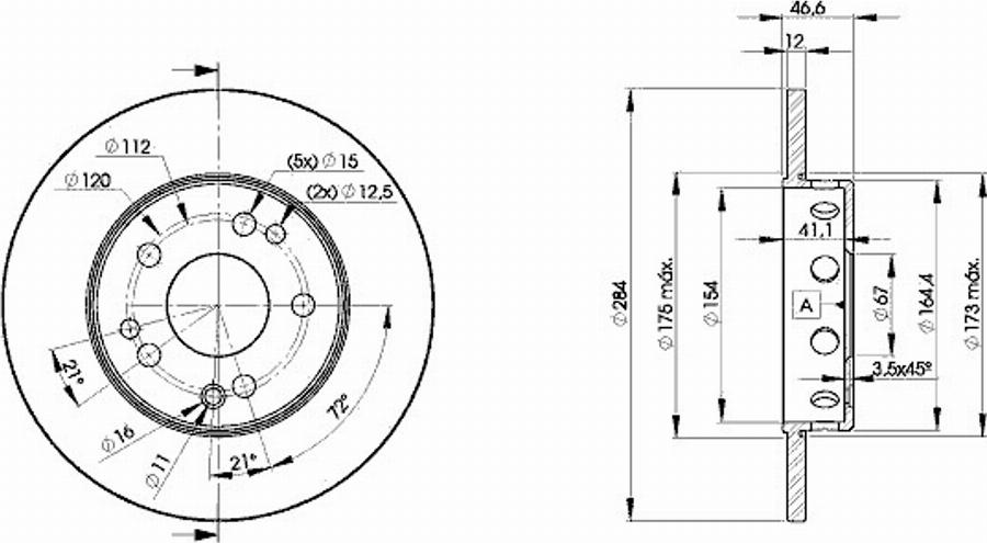 Icer 78BD7210 - Kočioni disk www.molydon.hr