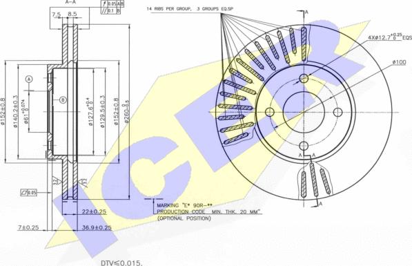 Icer 78BD7794-2 - Kočioni disk www.molydon.hr