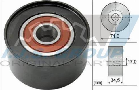 IJS GROUP 93-2088 - Vodeći valjak , klinasti rebrasti remen  www.molydon.hr