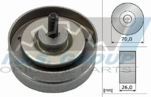 IJS GROUP 93-2188 - Vodeći valjak , klinasti rebrasti remen  www.molydon.hr