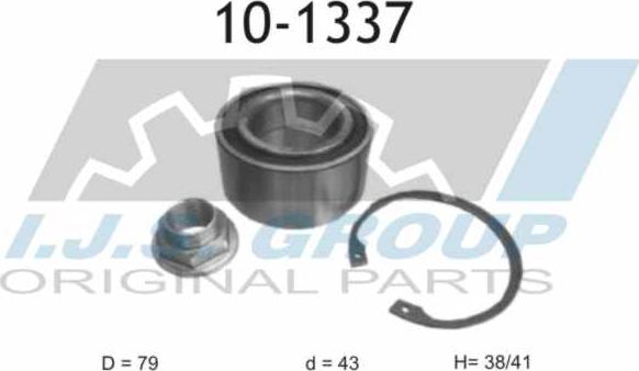 IJS GROUP 10-1337 - Komplet Ležaja kotača www.molydon.hr