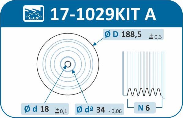 IJS GROUP 17-1029KIT A - Remenica, radilica www.molydon.hr