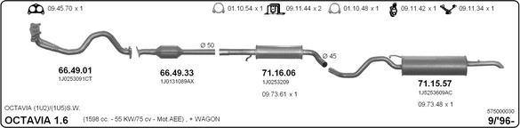 Imasaf 575000030 - Ispušni sistem www.molydon.hr