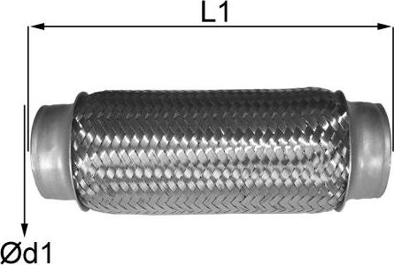 Imasaf 06.50.55 - Savitljiva metalna Cijev, Ispušni sistem www.molydon.hr