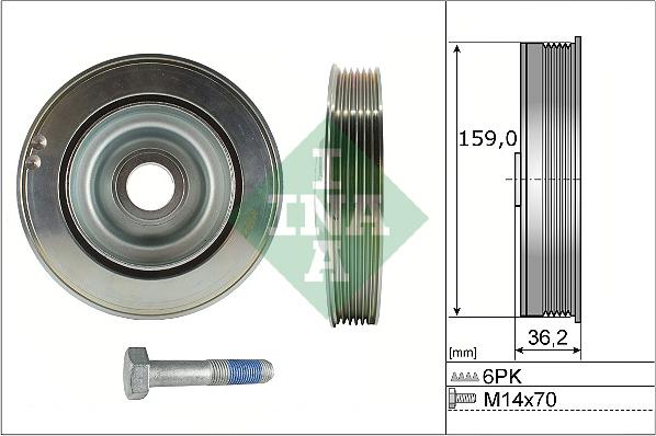 INA 544 0173 20 - Remenica, radilica www.molydon.hr