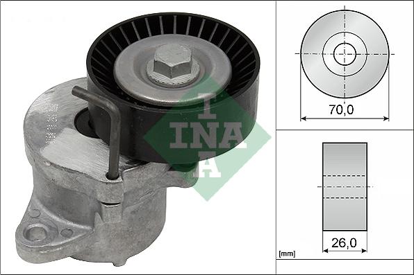 INA 534 0439 10 - Natezač remena, klinasti rebrasti remen  www.molydon.hr