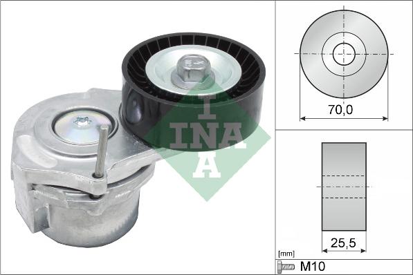 INA 534 0438 10 - Natezač remena, klinasti rebrasti remen  www.molydon.hr