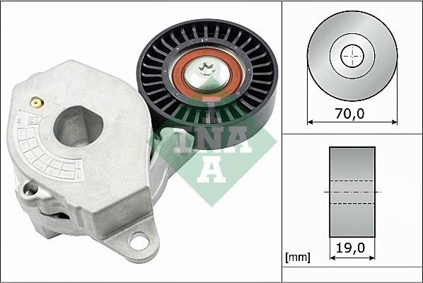 INA 534 0545 10 - Natezač remena, klinasti rebrasti remen  www.molydon.hr