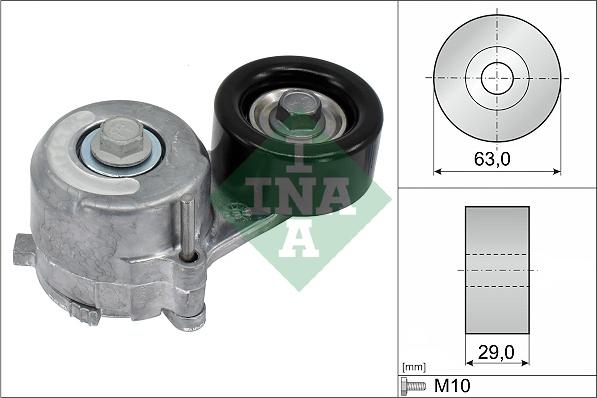 INA 534 0650 10 - Natezač remena, klinasti rebrasti remen  www.molydon.hr