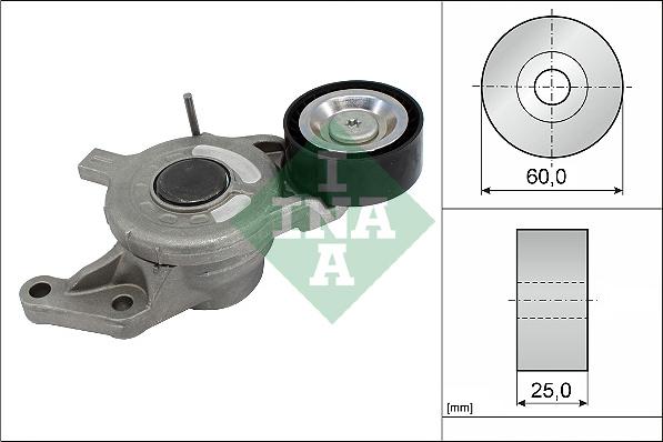 INA 534 0657 10 - Natezač remena, klinasti rebrasti remen  www.molydon.hr