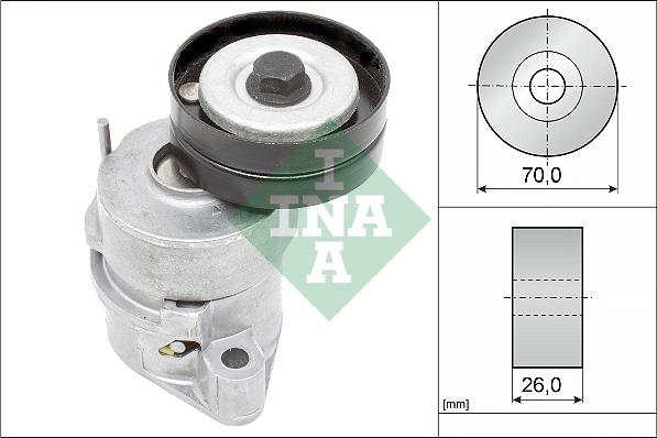 INA 534 0102 30 - Natezač remena, klinasti rebrasti remen  www.molydon.hr