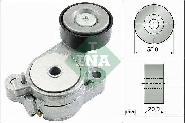 INA 534 0396 10 - Natezač remena, klinasti rebrasti remen  www.molydon.hr