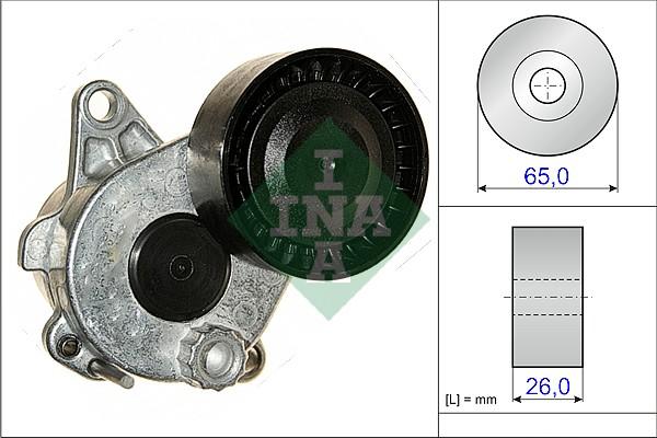 INA 534 0336 10 - Natezač remena, klinasti rebrasti remen  www.molydon.hr