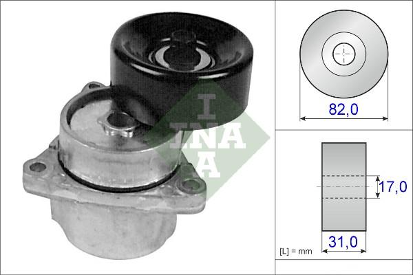 INA 534 0216 10 - Natezač remena, klinasti rebrasti remen  www.molydon.hr