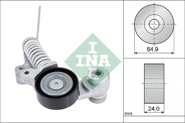 INA 534 0702 10 - Natezač remena, klinasti rebrasti remen  www.molydon.hr