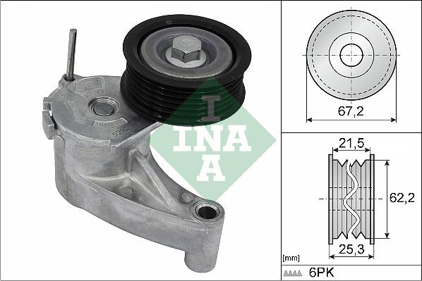 INA 534 0710 10 - Natezač remena, klinasti rebrasti remen  www.molydon.hr